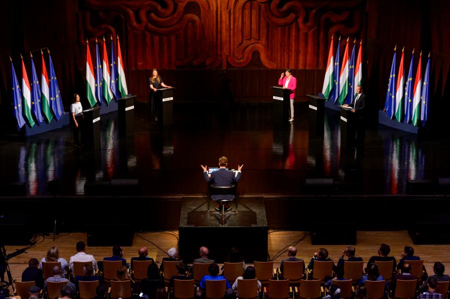 „Hogy megremegjen Orbán Viktor rendszere” – EP-listavezetői vita percről percre