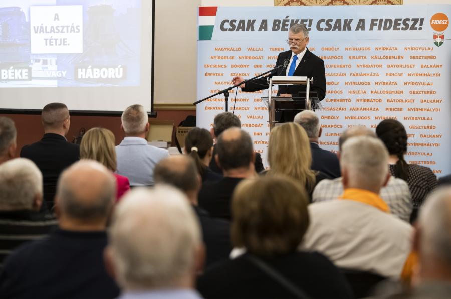 Kövér László szerint minden magyar embernek kötelessége a Fideszre szavazni