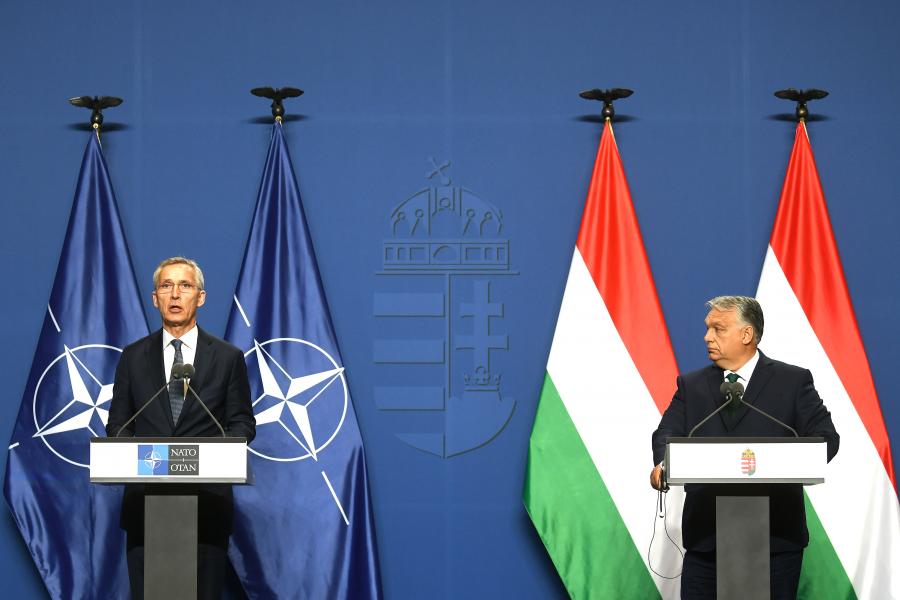 Orbán Viktor: Magyarország világossá tette, hogy nem kíván blokkolni olyan döntéseket a NATO-ban, amelyeket a többi tagország támogat
