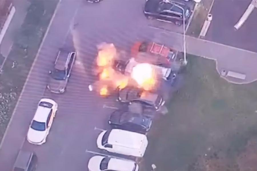Pokolgép robbant egy terepjáróban Moszkvában