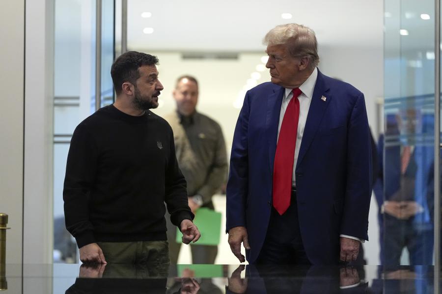 Az ukrán elnök szerint Vlagyimir Putyin fél Donald Trumptól