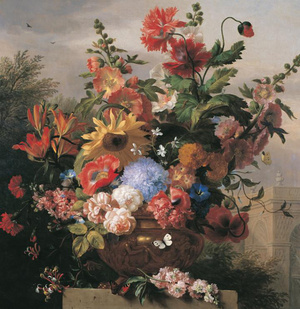 Bogdány Jakab: Virágcsendélet, készült: 1700 körül