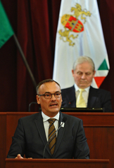 Borkai Zsolt MOB-elnök végül beállt Orbán Viktor és Tarlós István véleménye mögé FOTÓ: VAJDA JÓZSEF