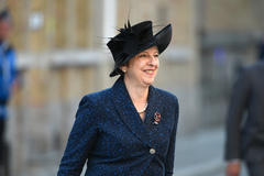 Theresa May FOTÓ: JOHN THYS / AFP