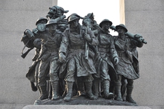 Ottawa egyik látványossága a háborús emlékmű