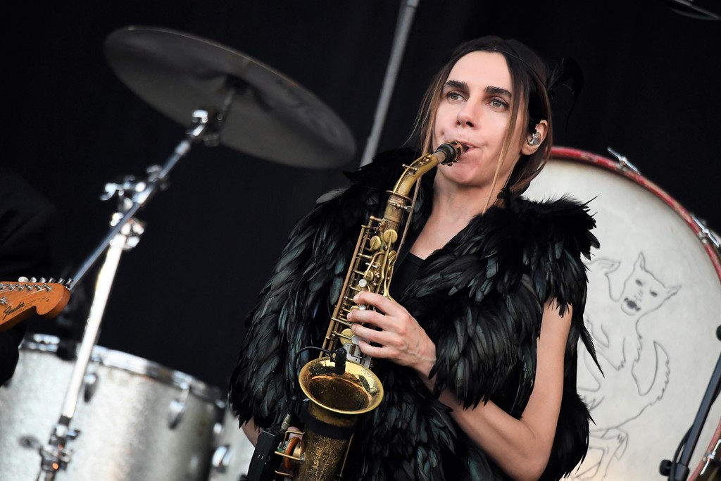 PJ Harvey a Sziget Fesztiválon Fotó: AFP/Kisbenedek Attila