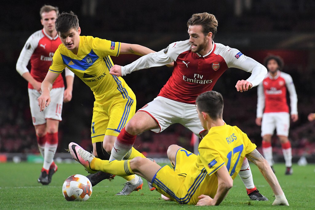 Az Arsenal egy a végső sikerre is esélyesek közül Fotó: AFP/Ben Stansall