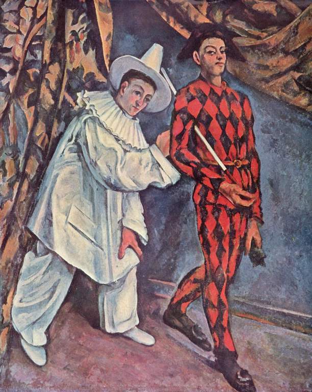 Cézanne - Harlekin és Pierrot - A múzsa Zola, a valós modell a fia volt