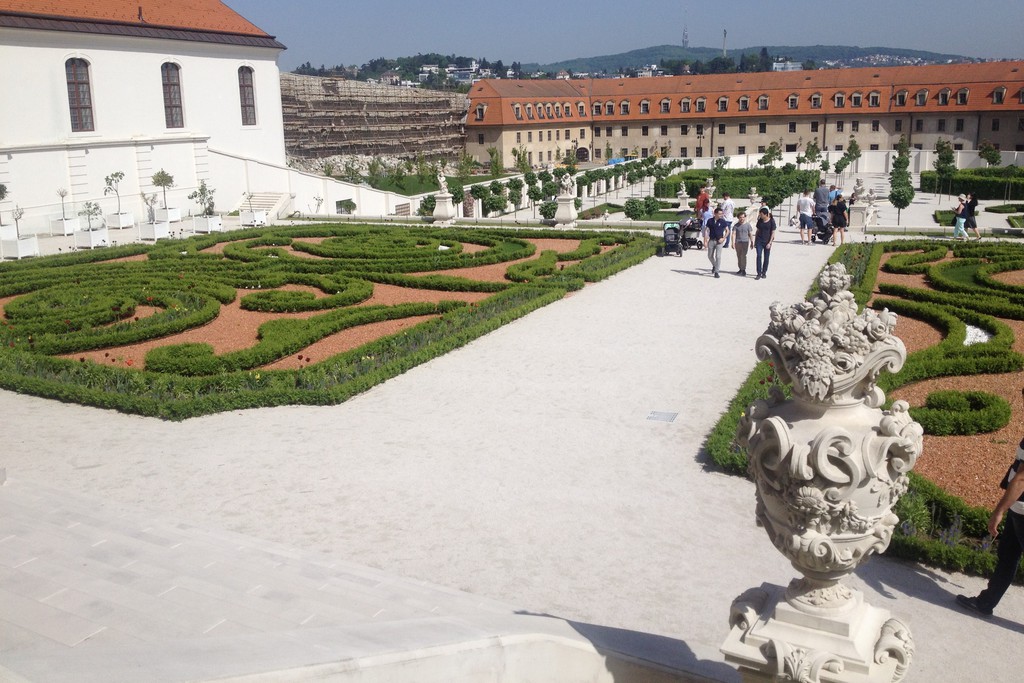 A pozsonyi vár barokk kertjét két éve újították fel