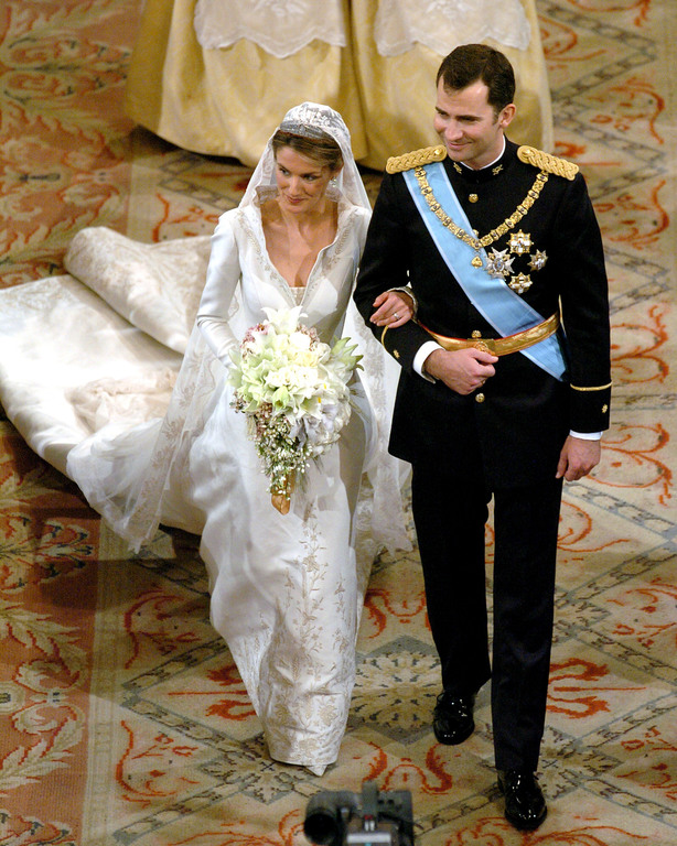 Fülöp és Letizia esküvője 2004-ben. Fotó: Gettyimages.