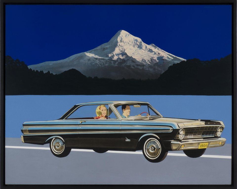 Tom Wesselmann amerikai pop-art művész (1931–2004) Tájkép No. 4. (1965) című festménye FORRÁS: MUMOK