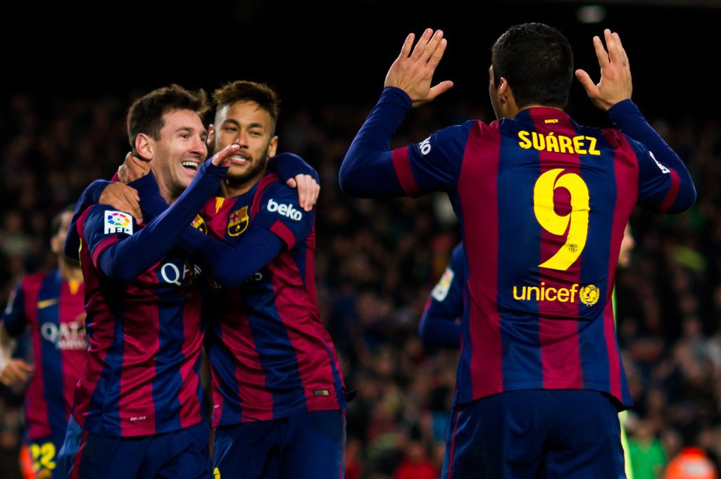 A Barcelona nagy triója – Messi, Neymar és Suárez – sokat tehet a katalánok továbbjutásáért