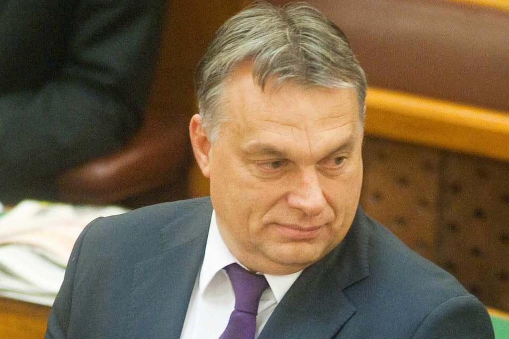 Orbán és az a szörnyű lila nyakkendő FOTÓK: TÓTH GERGŐ