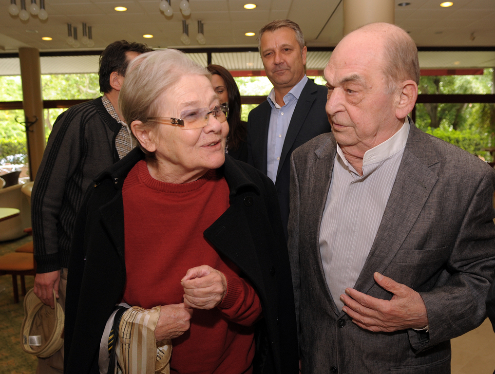 Törőcsik Mari és Bodrogi Gyula a színész (Bodrogi) 80. születésnapján. FOTÓ: Népszava
