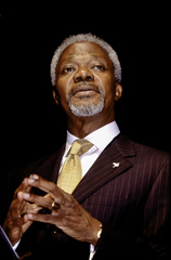 Kofi Annan ENSZ-főtitkár Fotó: Jack Vartoogian / Getty Images