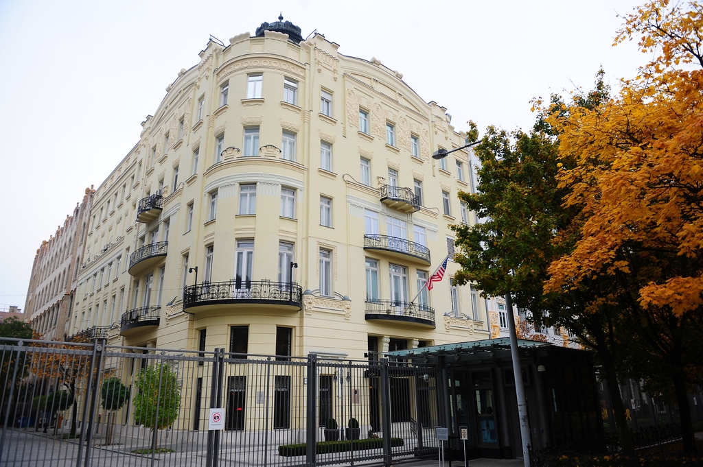 Az Egyesült Államok budapesti nagykövetsége: a bírálatokat nem itt fogalmazzák meg FOTÓ: VAJDA JÓZSEF