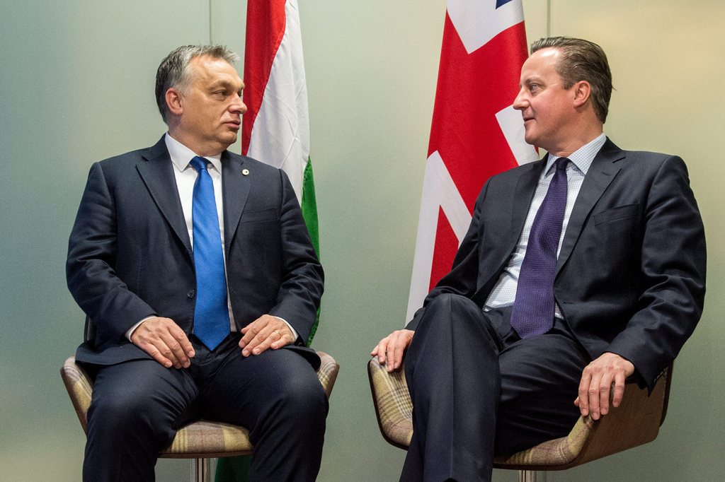 Orbán Viktor és David Cameron a tavaly decemberi uniós csúcson FOTÓ: MTI/MINISZTERELNÖKI SAJTÓIRODA/BOTÁR GERGELY