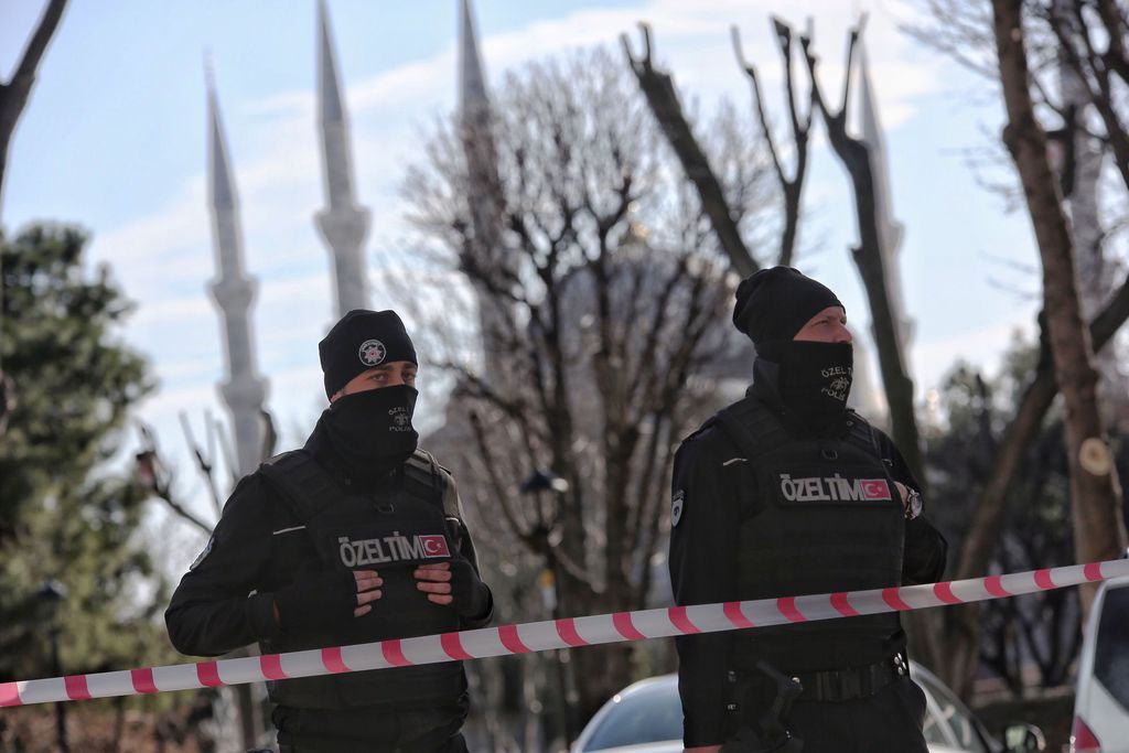 A hatóságok lezárták a környéket, kiürítették a mecseteket FOTÓ: EUROPRESS/GETTY IMAGES