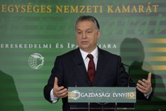 Az MKIK gazdasági évnyitója Budapesten. MTI Fotó: Koszticsák Szilárd