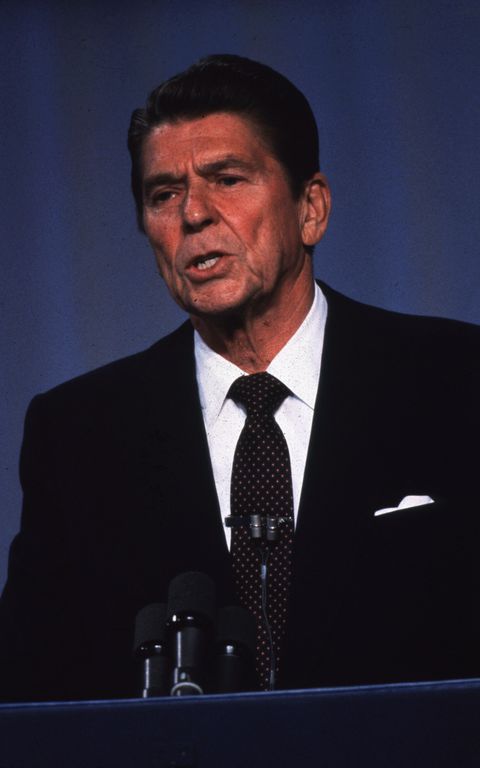 A néhai Ronald Reagan. FOTÓ: Hulton Archive/Getty Images