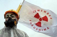 Atomerőmű építése ellen tiltakoznak Nagy-Britanniában - Fotó: Matt Cardy / Getty Images