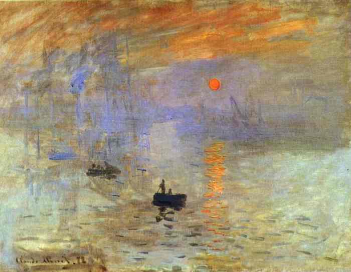 Monet: Impresszió, a felkelő nap – 1872. november 13., 7 óra 25 perc