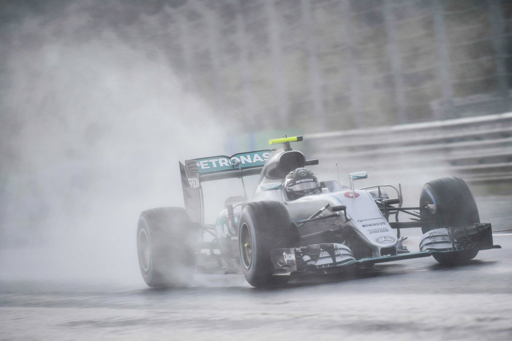 Rosberg a szombati időmérőn. MTI Fotó: Czeglédi Zsolt