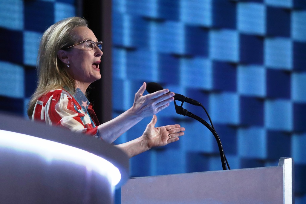 Meryl Streep is Clinton mellett kampányolt FOTÓ: EUROPRESS/GETTY IMAGES/JESSICA KOURKOUNIS