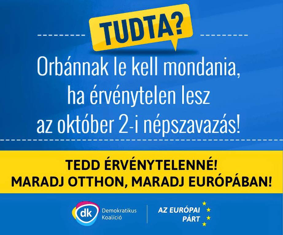 A Gyurcsány Ferenc DK-elnök Facebook-oldalán látható "plakát"