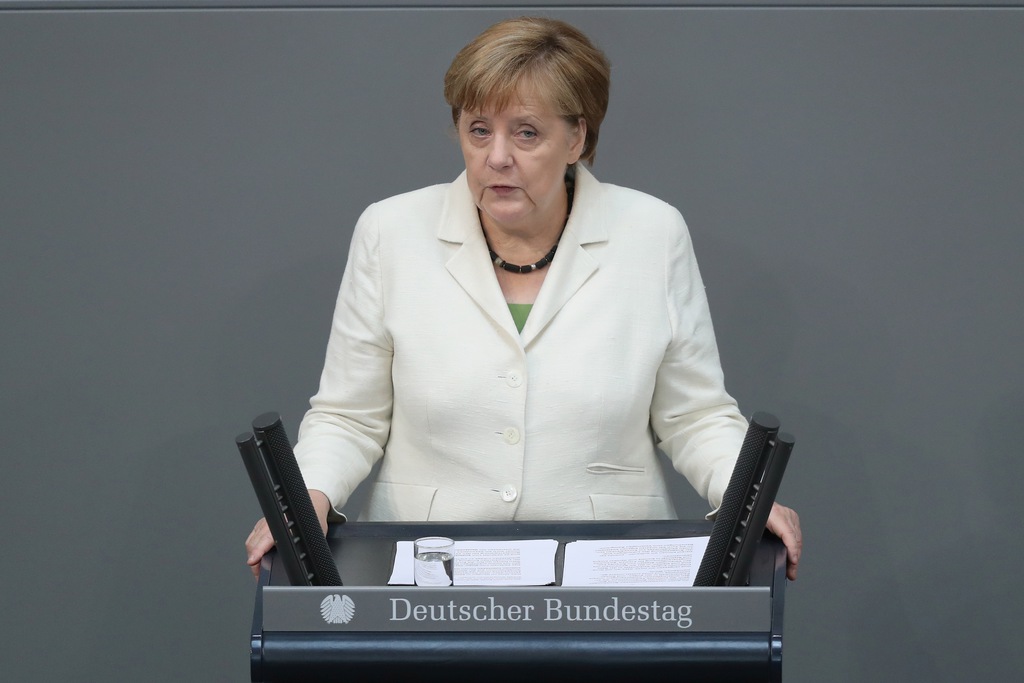 Merkel szerint jobb a helyzet a menekültválság terén, mint egy éve FOTÓ: EUROPRESS/GETTY IMAGES/SEAN GALLUP